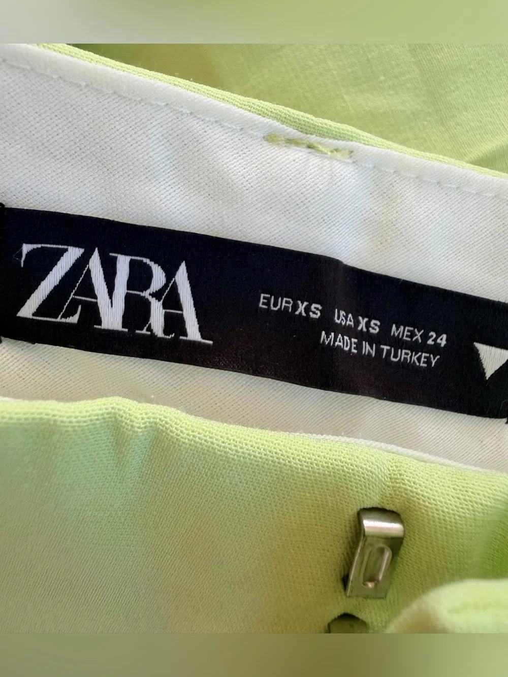 Zara Lime Green Tailored Blazer & Pants Set Size S